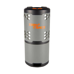 Wildgame Innovations ZeroTrace fits snugly in a cup holder for on-the-go scent control.