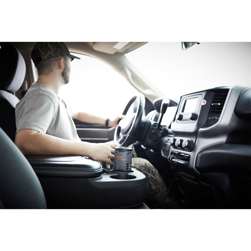 Wildgame Innovations ZeroTrace offers multiple charging options for on-the-go scent control.