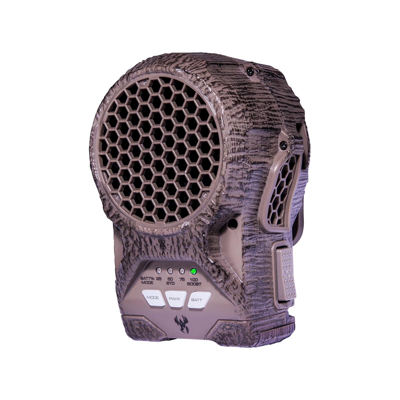 ZeroTrace ultra-quiet fan dispersing ions for discreet hunting