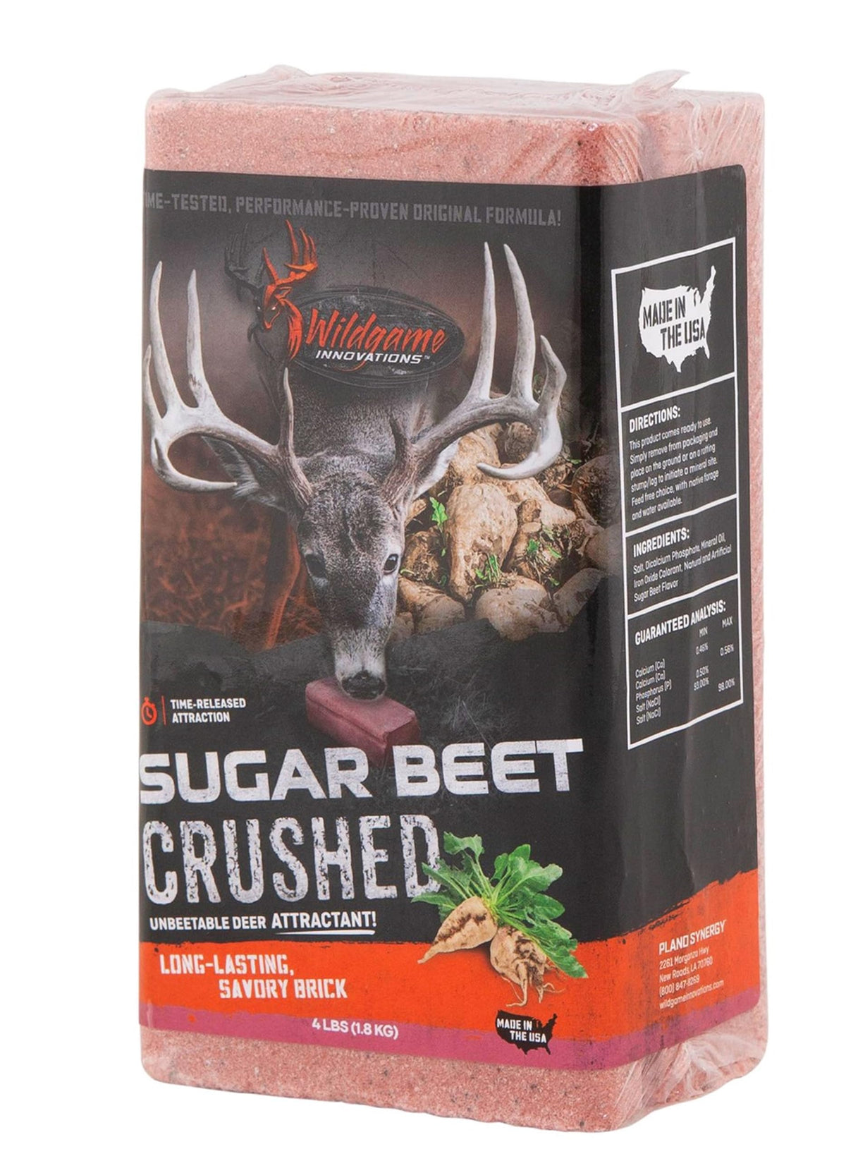 Wildgame Innovations Sugar Beet Crushed Brick Deer Attractant close-up