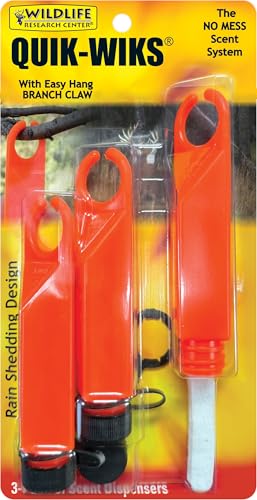 Wildlife Research 363 Quik-Wiks orange side view for field use