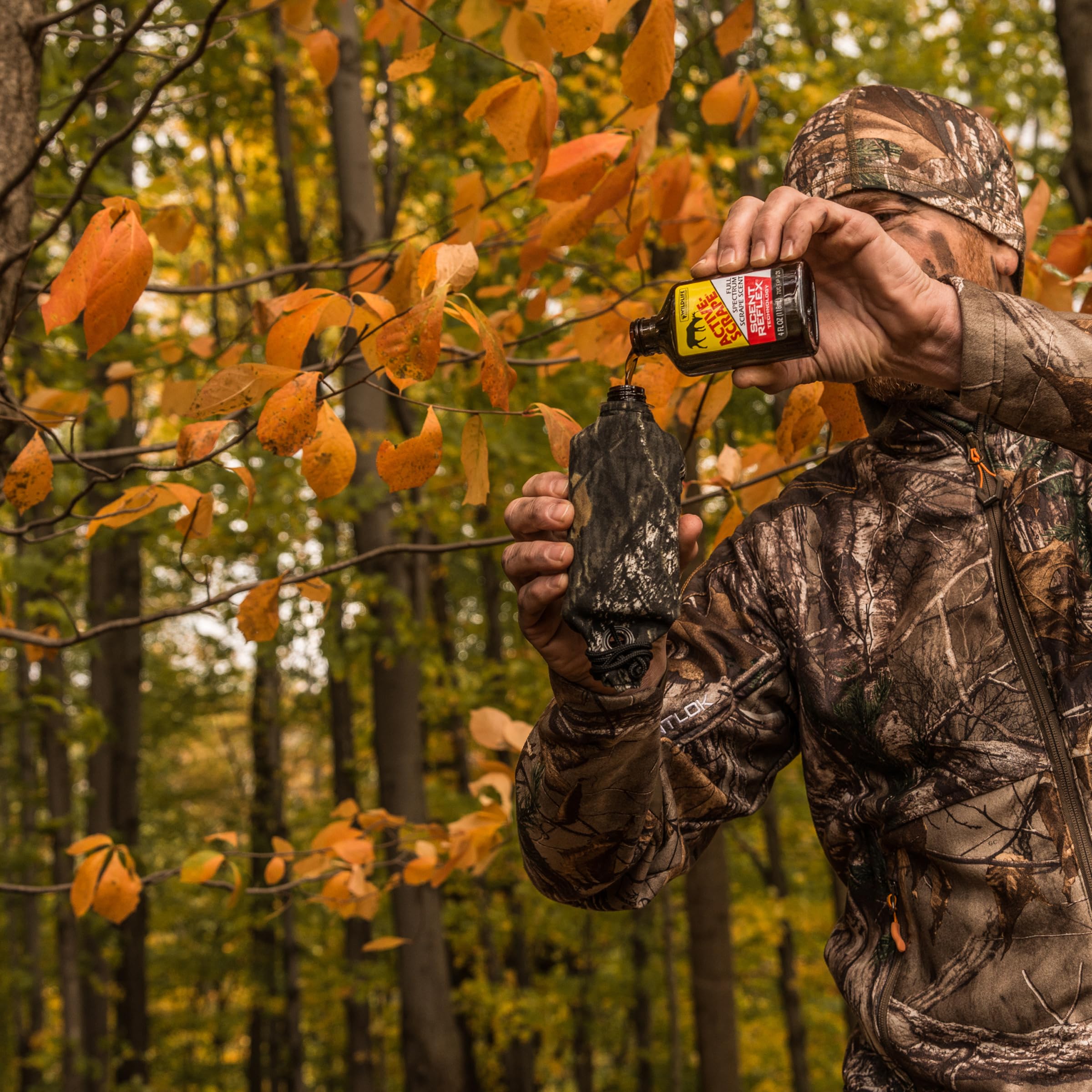 Camouflage finish helps conceal the Magnum Dripper in habitat