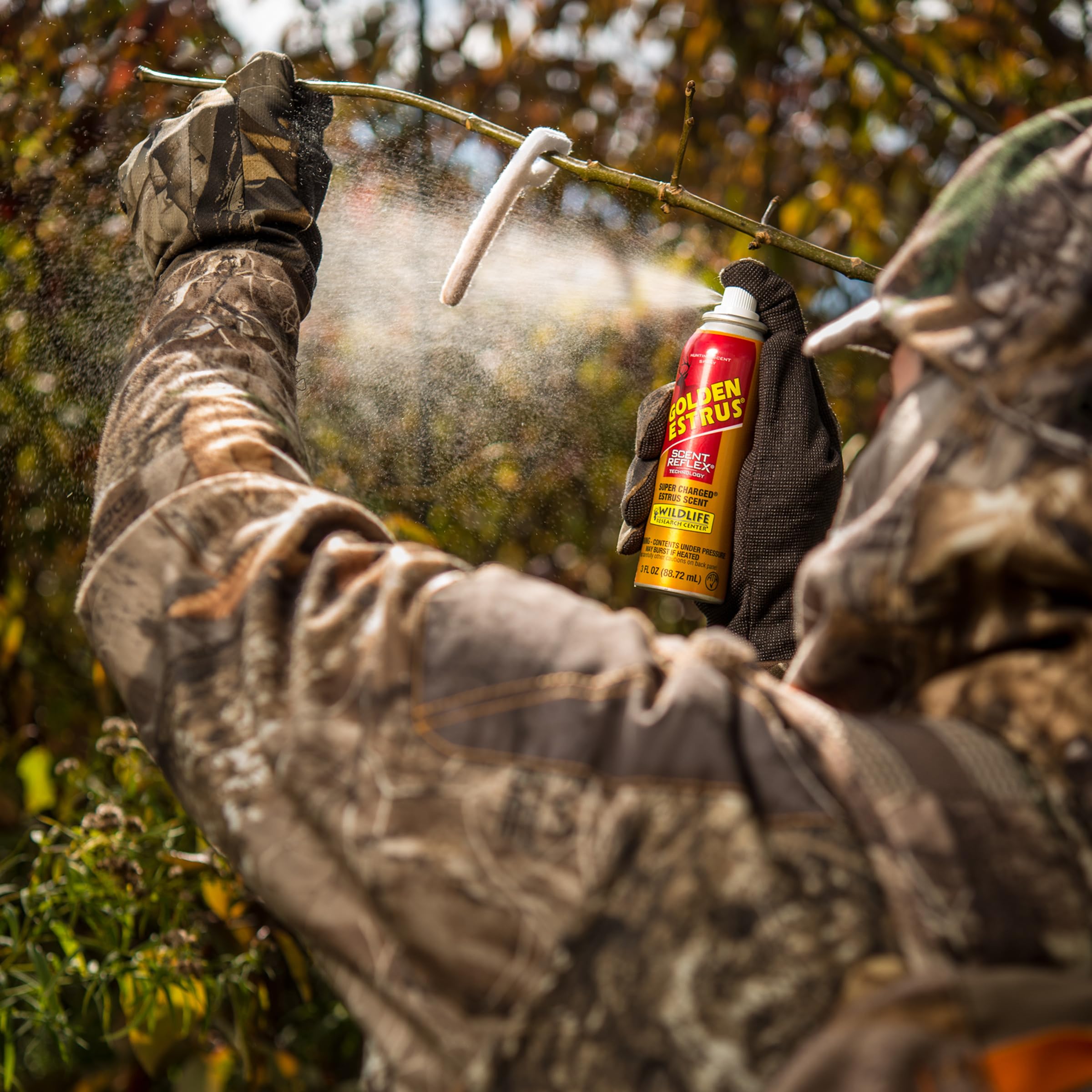 Wildlife Research Center 404-3 Bag on valve system preserves scent quality.