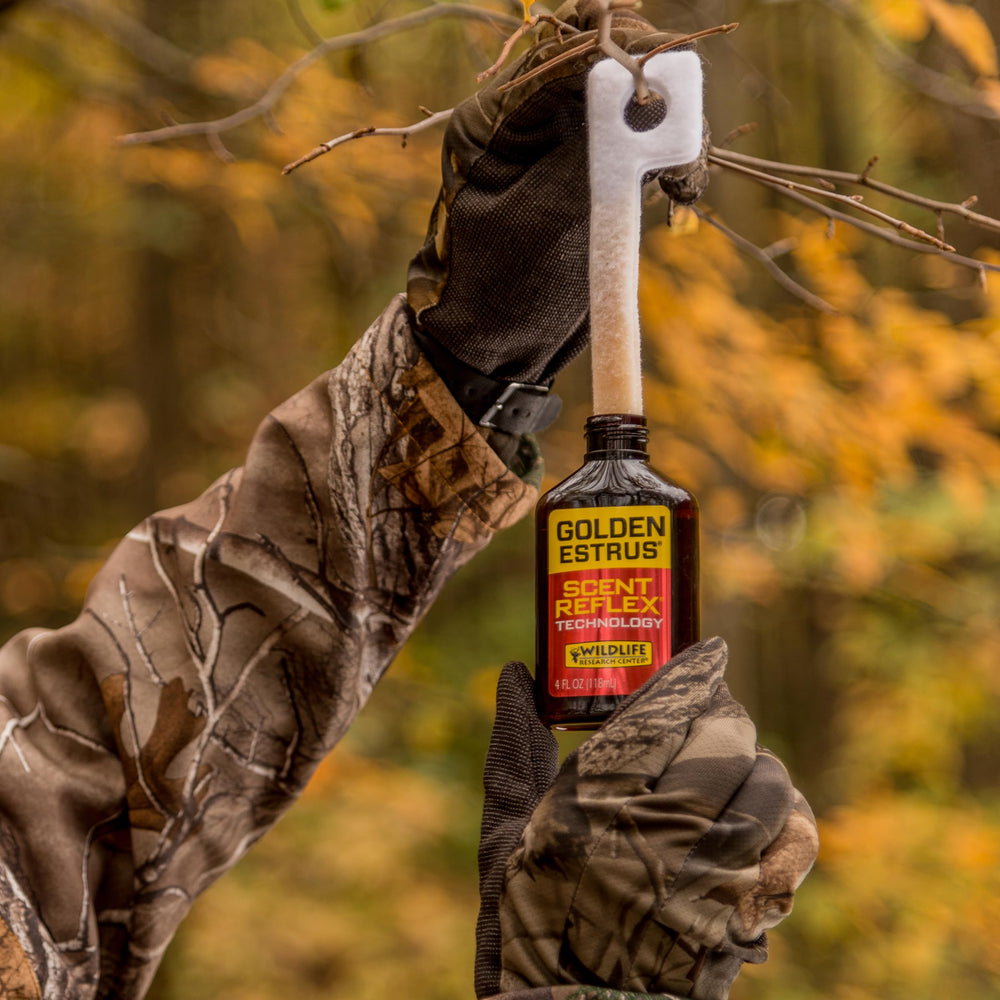 Wildlife Research Center 404-4 Golden Yellow in-field use setup in the field
