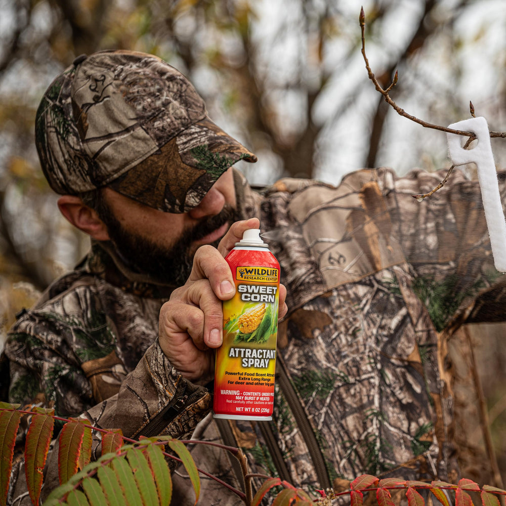Wildlife Research Center Aerosol spray can closeup for quick application