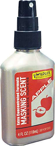 Natural apple fragrance remains consistent from early season through rut.