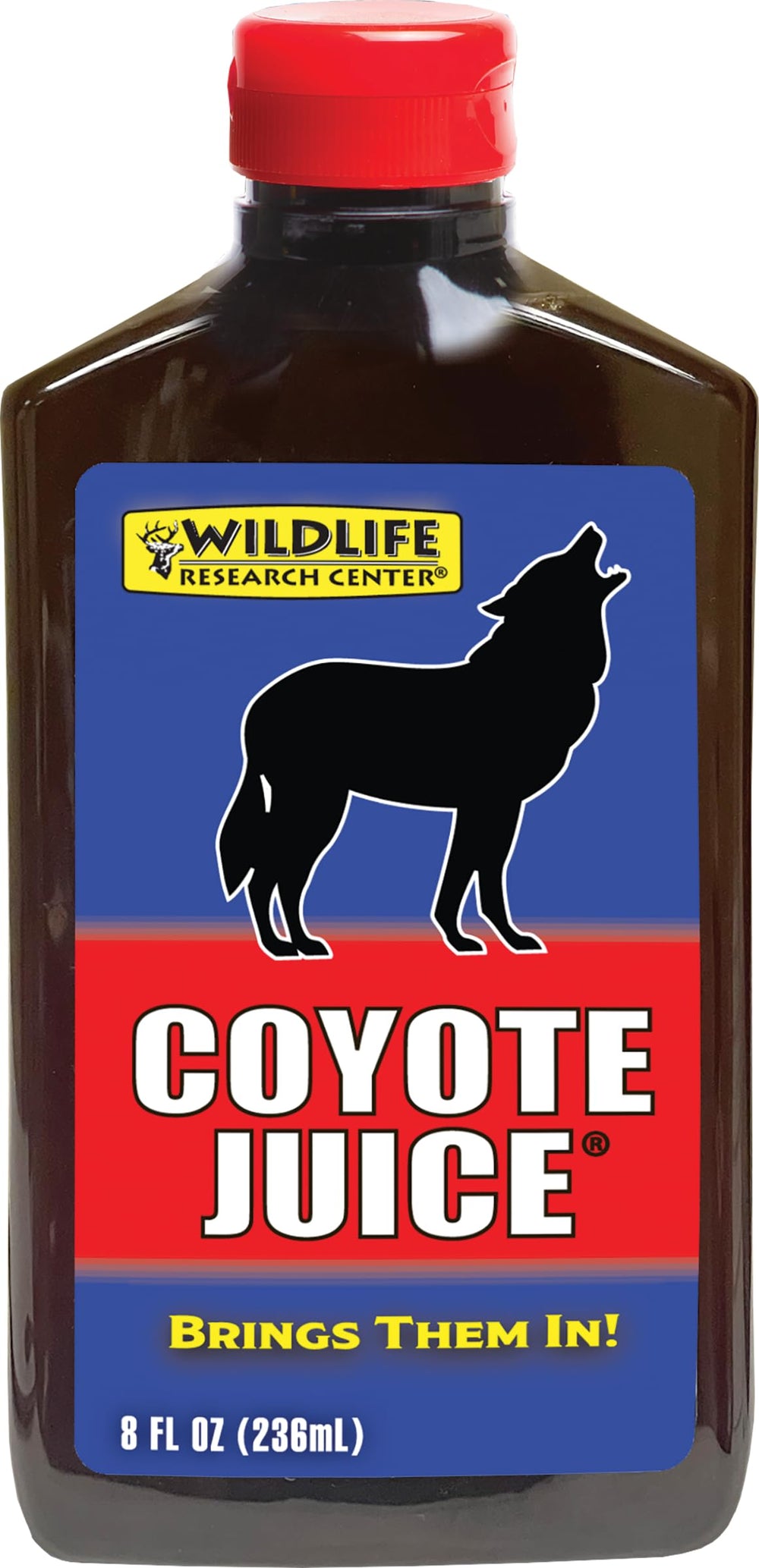 Wildlife Research Center Coyote Juice bottle top shown for easy squirt application.