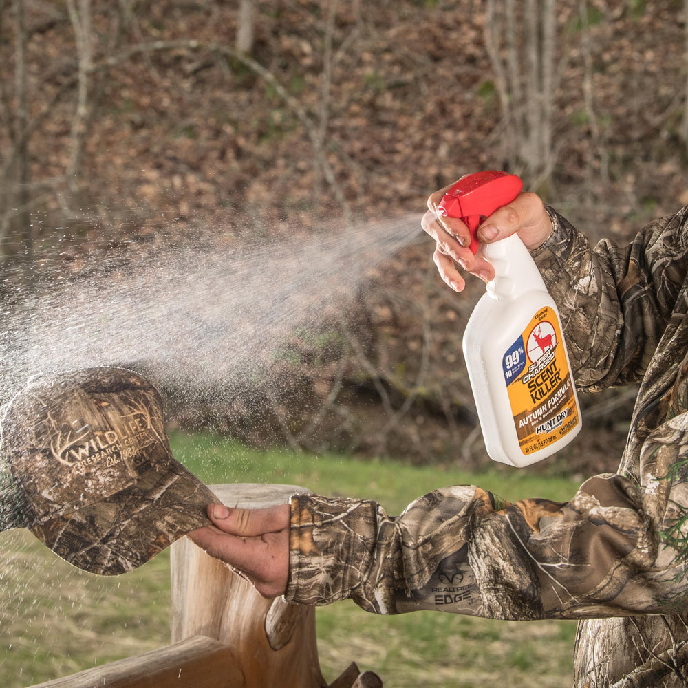 Wildlife Research Center deer elk tree stand hunting application demonstrates versatile scent control.