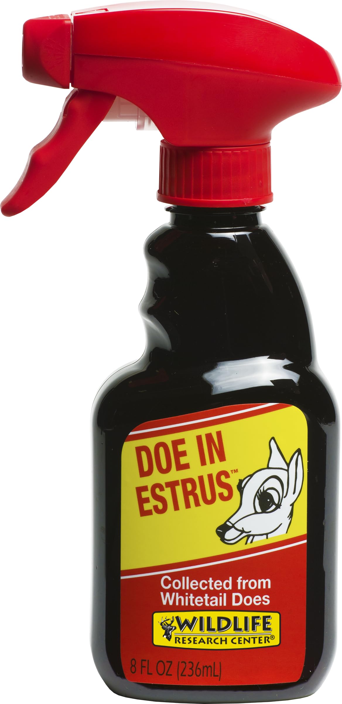 Wildlife Research Center Doe in Estrus bottle applied to a scent trail to attract bucks.