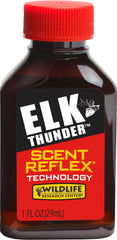 Wildlife Research Center Elk Thunder Scent packaging shown for quick identification