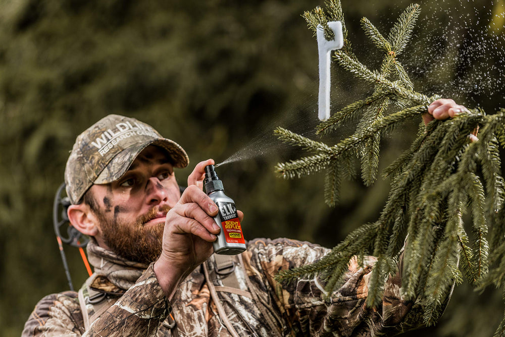 Elk Thunder scent applied to a scent wick to boost elk interest