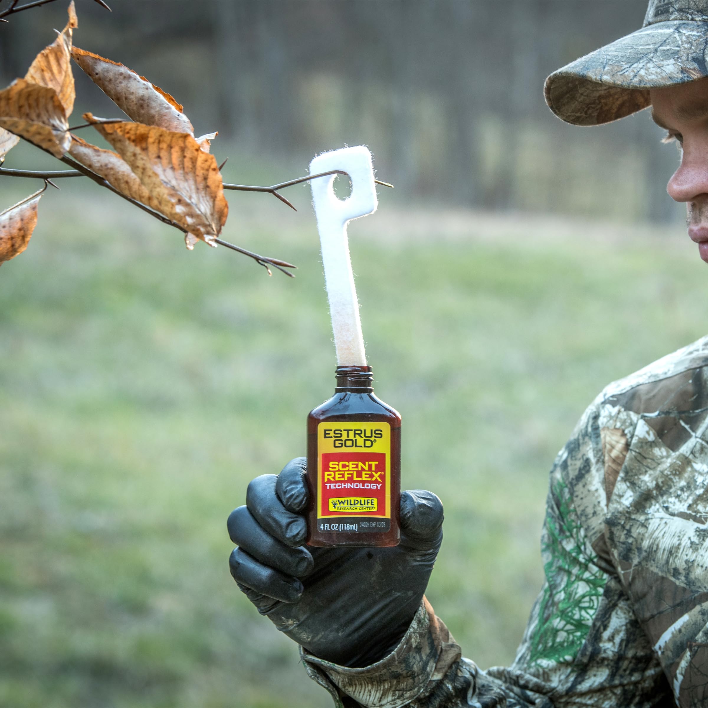 Drag line trail using Estrus Gold to attract bucks.