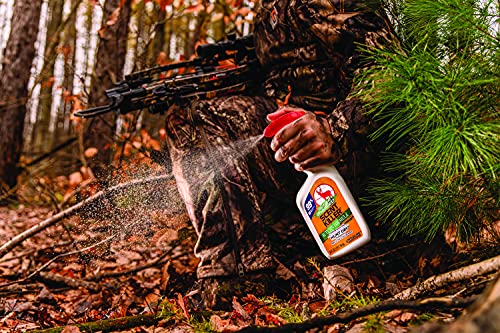 Scent Killer Gold field use in woods supports stealth during hunts.