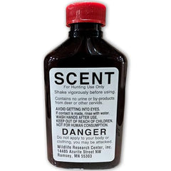 Wildlife Research Center Hot-Scrape bottle with dosing cap for precise application