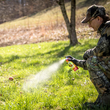 Wildlife Research Center nature scene with scent lure in action