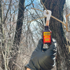 Wildlife Research Center Scent Reflex Technology graphic highlighting stronger, more consistent deer responses.