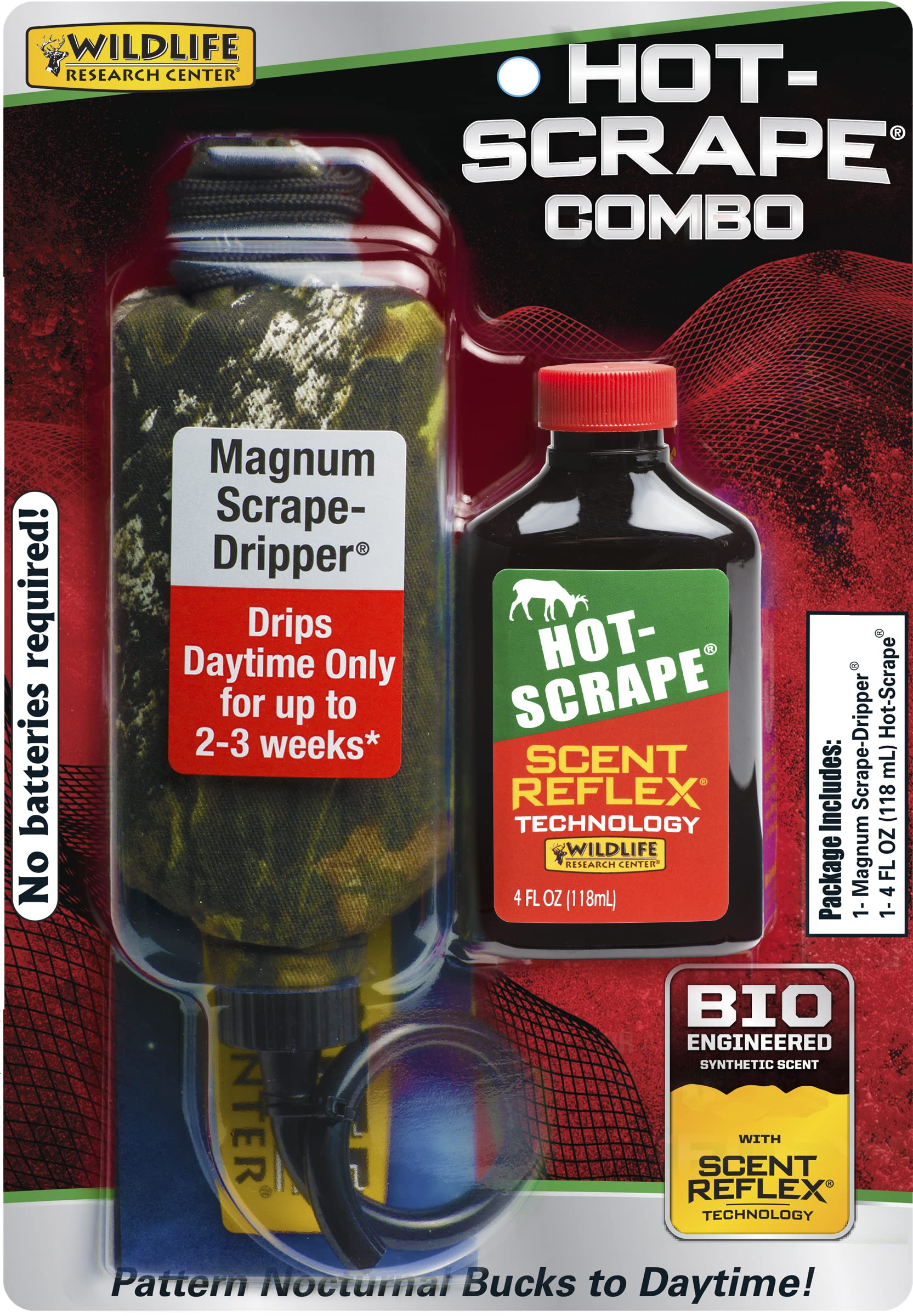 Wildlife Research Center Scrape Dripper silver for daytime buck attraction.