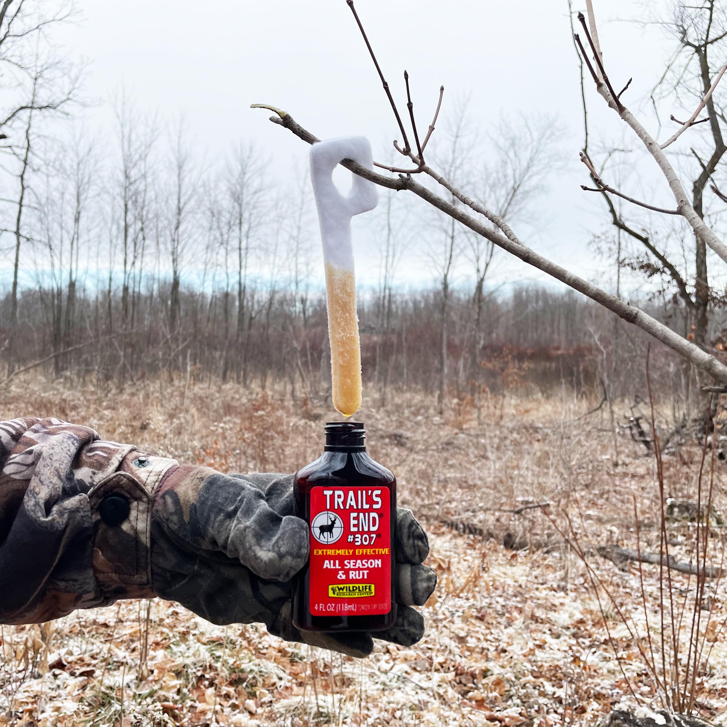 Wildlife Research Center Trails End 307 outdoor-use setup demonstrates field attraction.