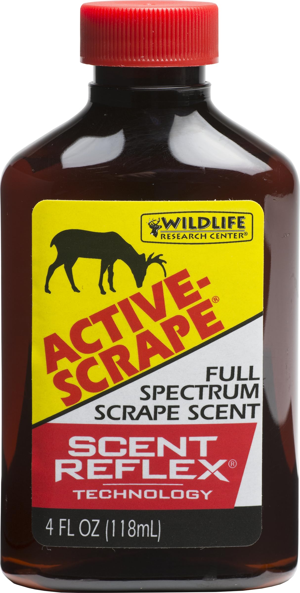 Wildlife Research Center Wildlife 2404 Active Scrape 4oz bottle for realistic scrapes and scents.