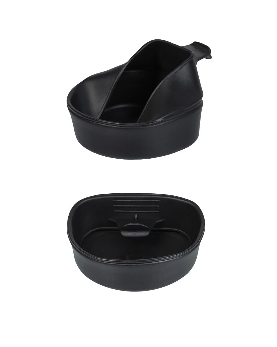 Wildo Fold-a-Cup Black Large durable, crush-proof plastic construction