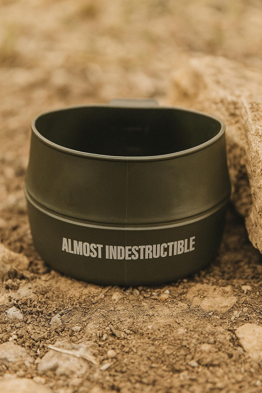 Olive finish with comfortable grip for outdoor use