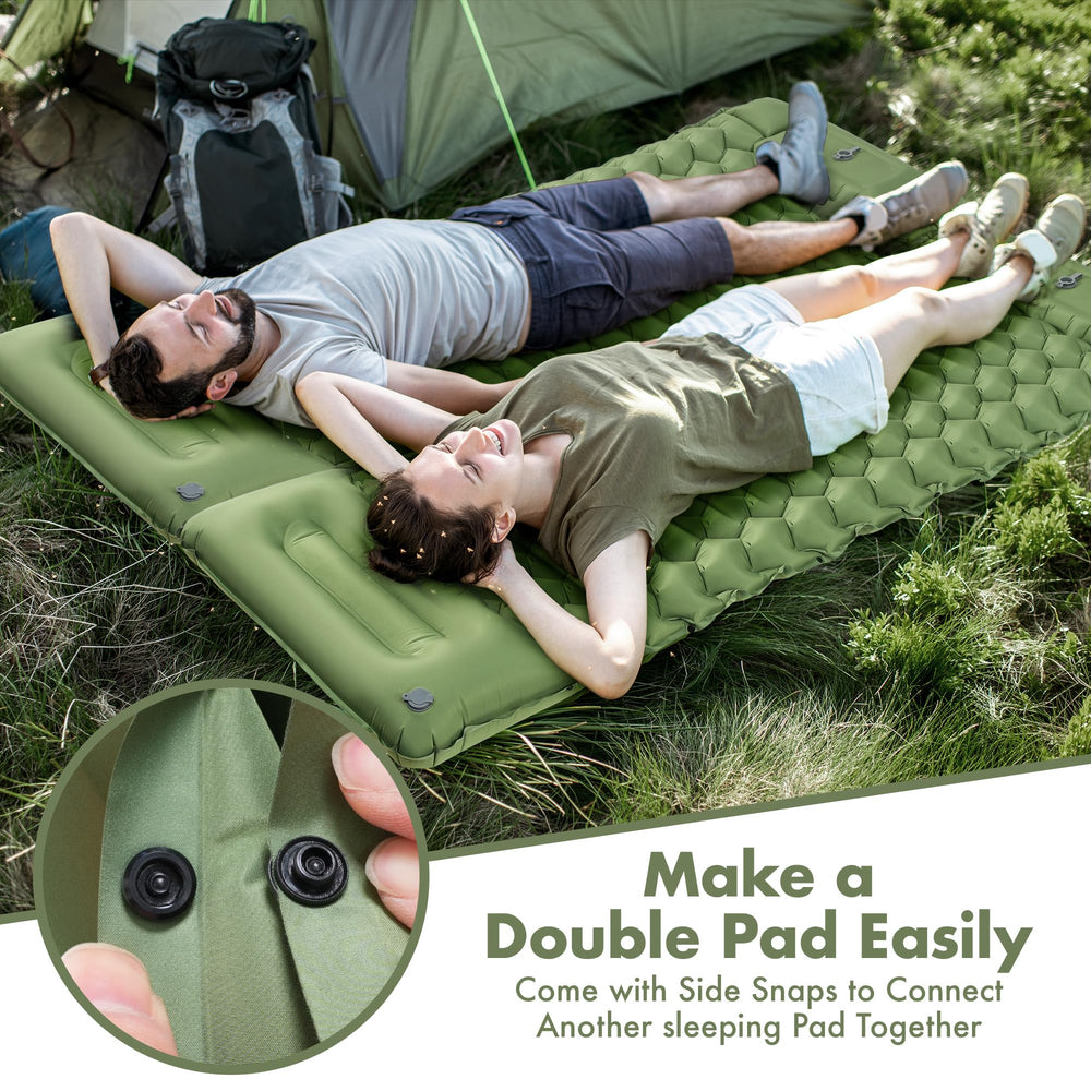 Wildoms sleeping pad includes storage bag and repair patch.