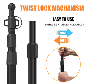 Wildroad silicone-tip cover protects tarps while securing poles