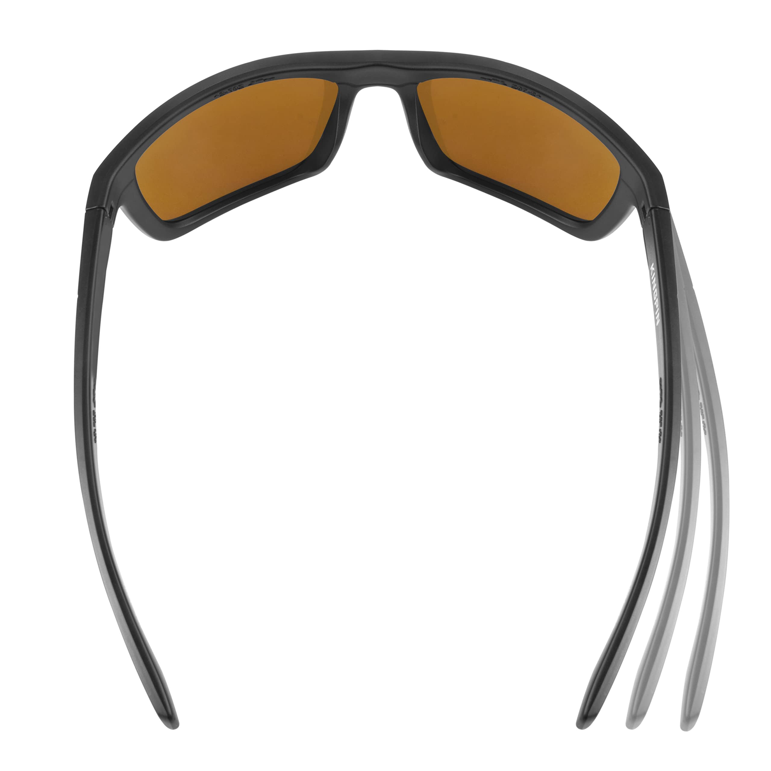 Wiley X Kingpin Captivate green mirror lenses enhance clarity during sunny biking or fishing