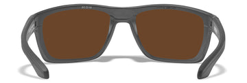 Wiley X Kingpin Captivate high-wrap frame close-up for secure outdoor sport fit