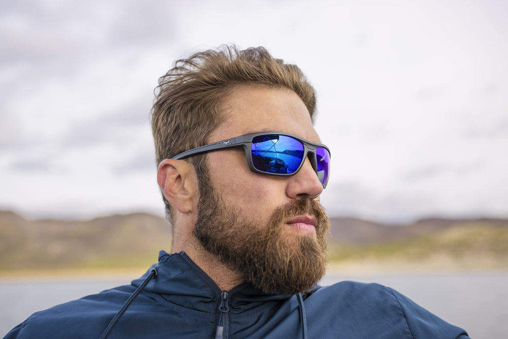 Wiley X Kingpin polycarbonate lenses offer impact resistance and clear visibility