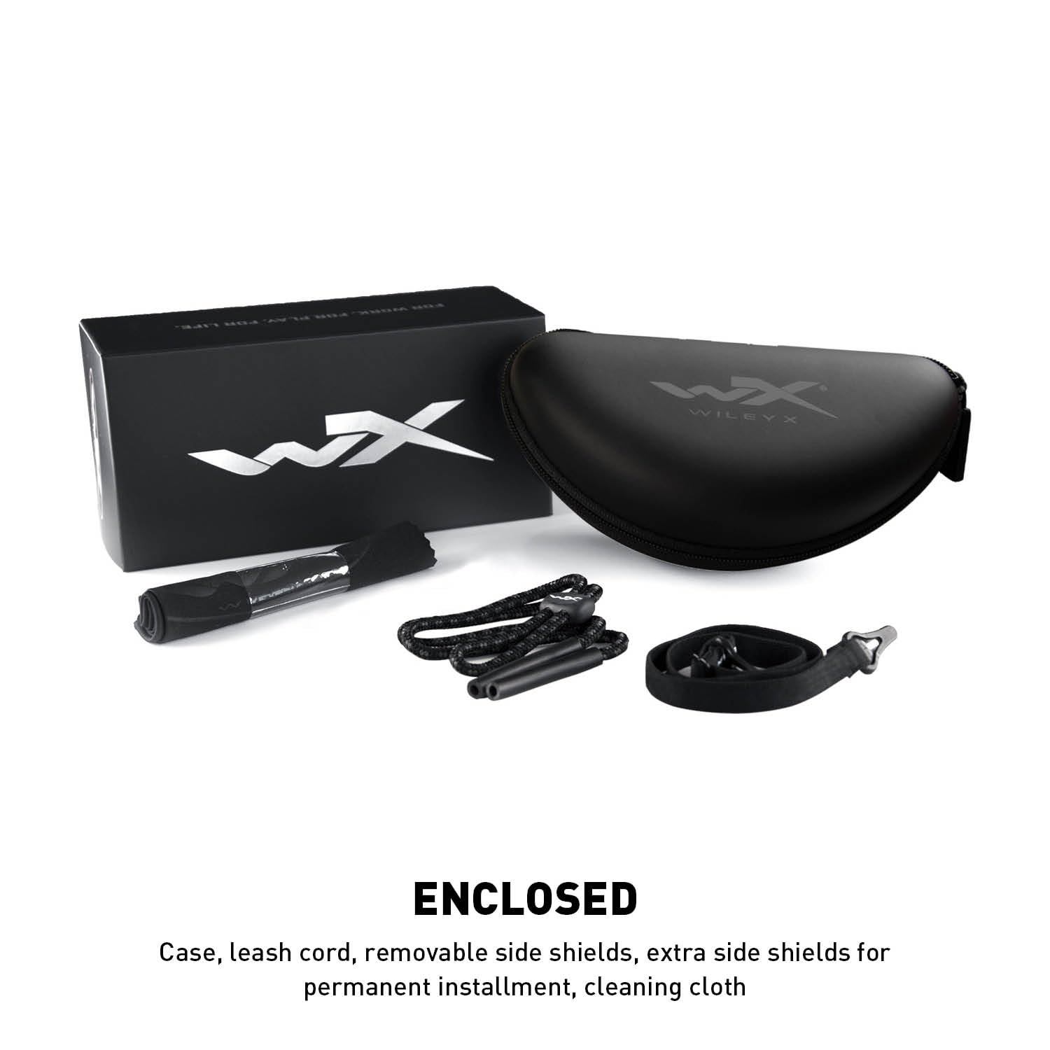 Wiley X Ovation in action, versatile eyewear for biking and extreme sports.