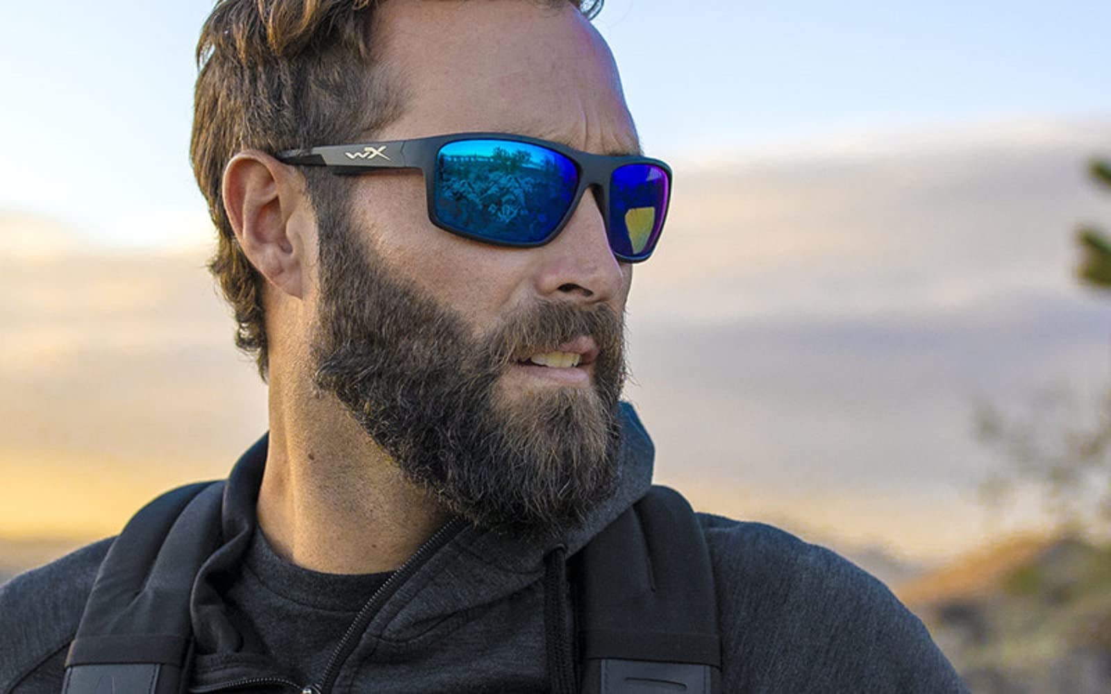 Wiley X Peak Captivate nose pad secured fit for active wear