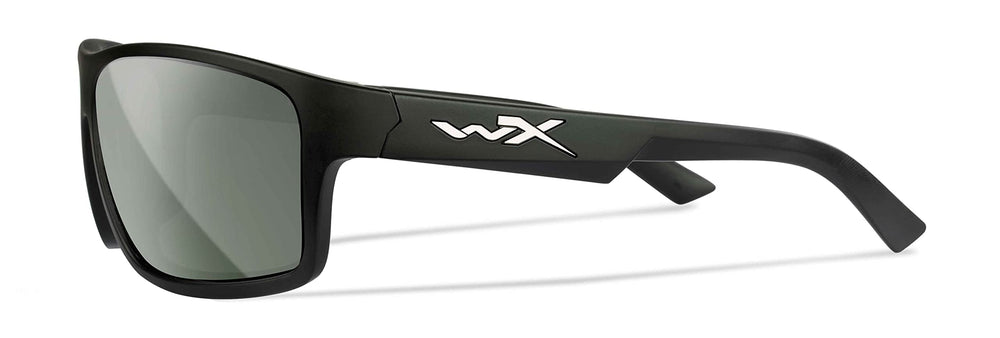 Wiley X Peak sunglasses meet ANSI Z87.1 safety standards for rugged use.