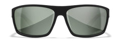 Wiley X Peak sunglasses side profile highlighting lightweight, secure fit for active wear.