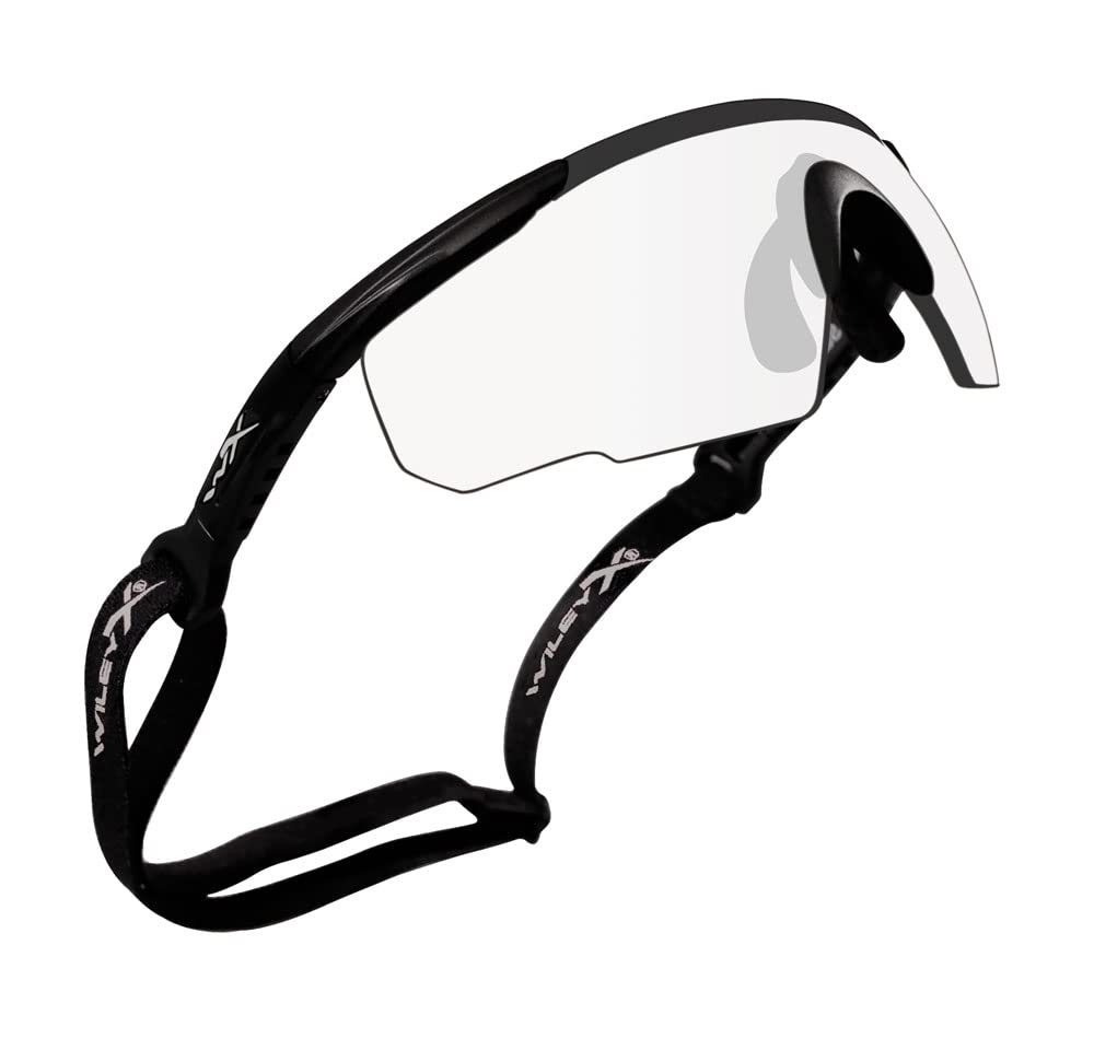 Wiley X Saber Advanced foam insert around lens area for sealed, debris-free viewing