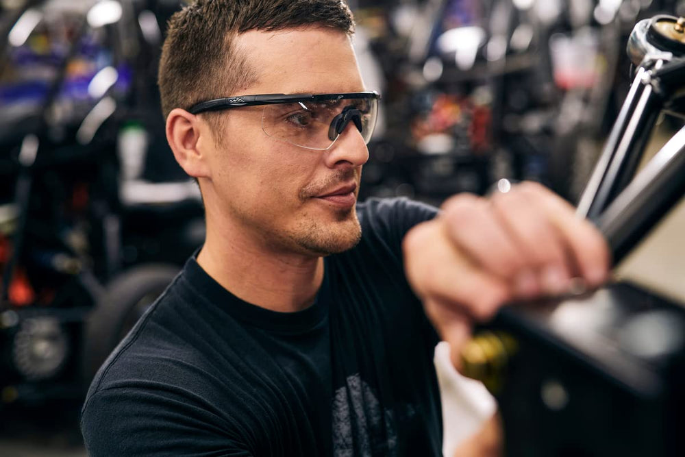 Wiley X Saber Advanced prescription-ready capability supports custom lenses with safety features