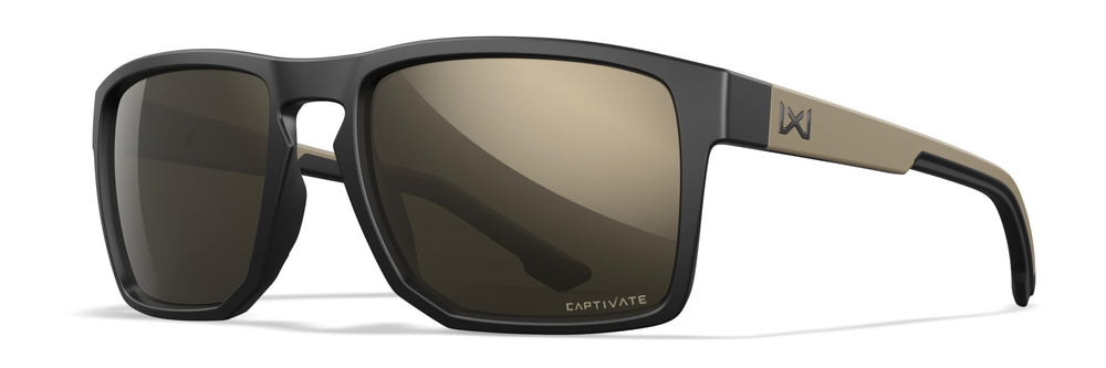 Wiley X WX Founder captivate tungsten mirror lenses reduce glare for outdoor shooting