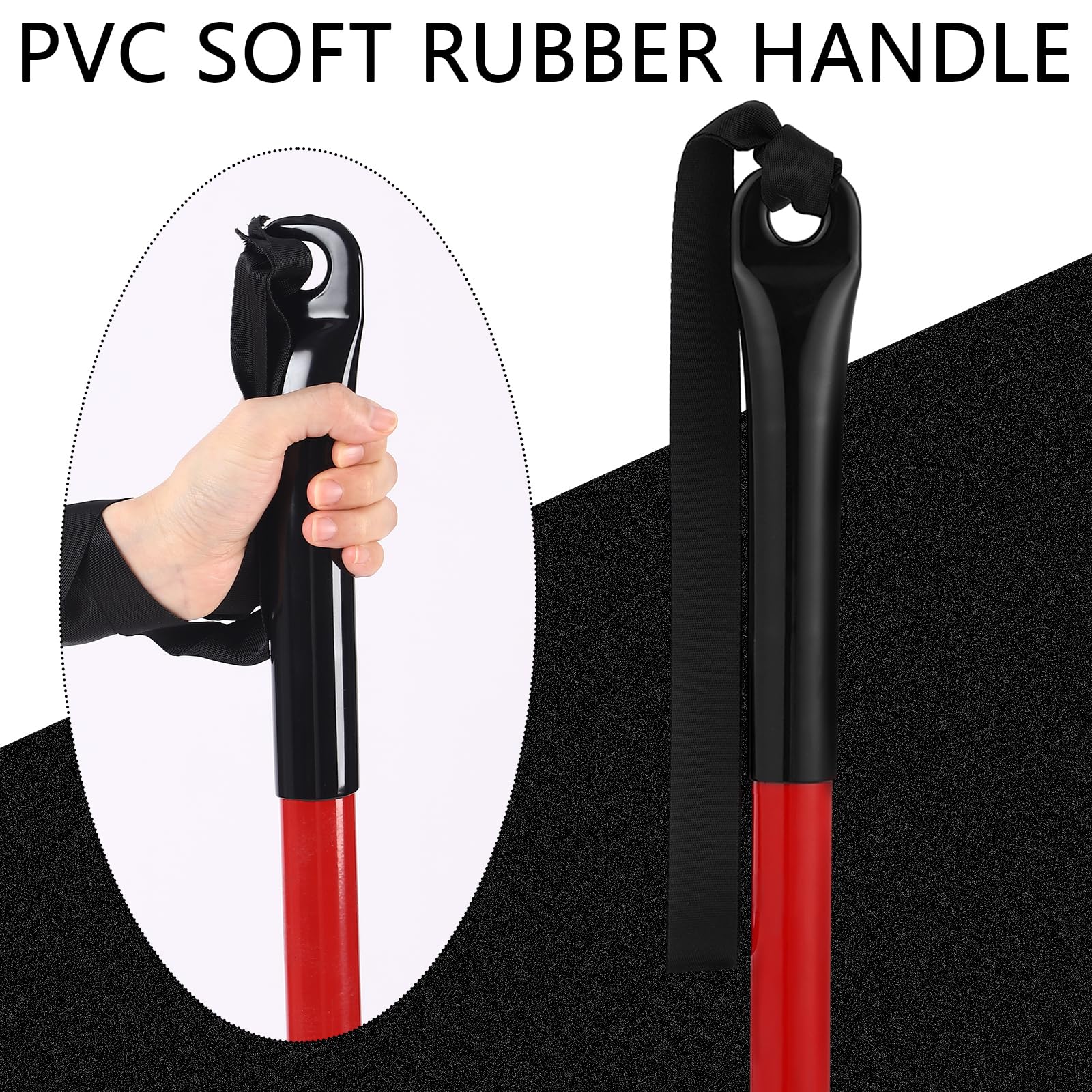 WILLBOND ice chisel with attached tether enhances safety.