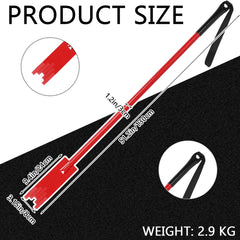 WILLBOND ice chisel with multi-faceted head for higher impact.