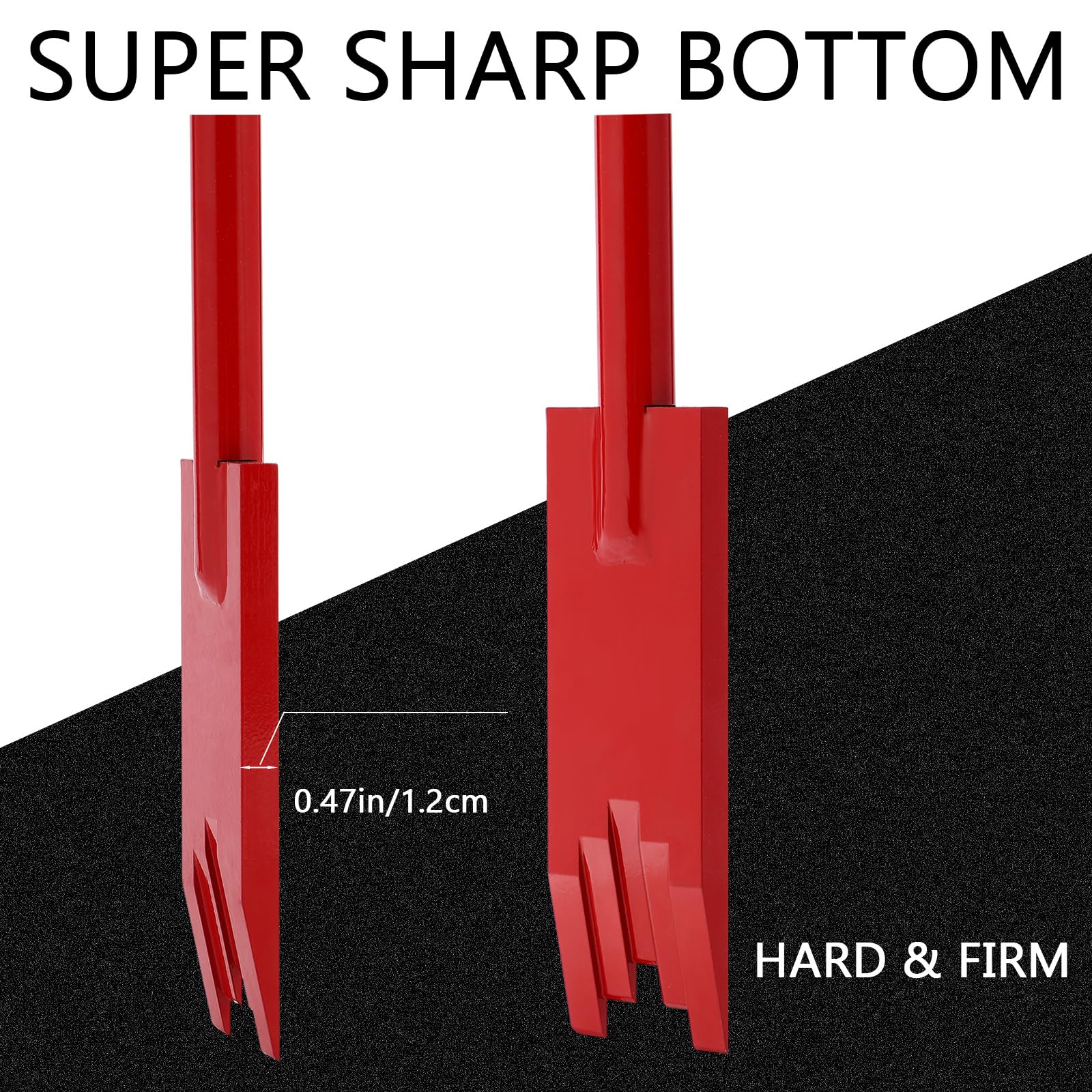 WILLBOND PVC-handle ice chisel improves comfort during long use.