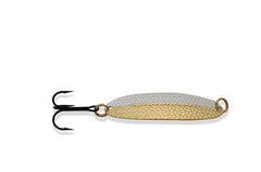 Williams Wabler silver and gold plated lure reflecting light for trout and multi species fishing