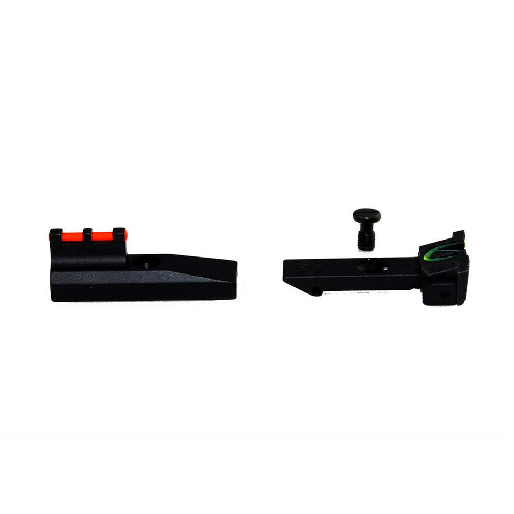 Williams 70960 rear sight features green fiber optics for low-light clarity