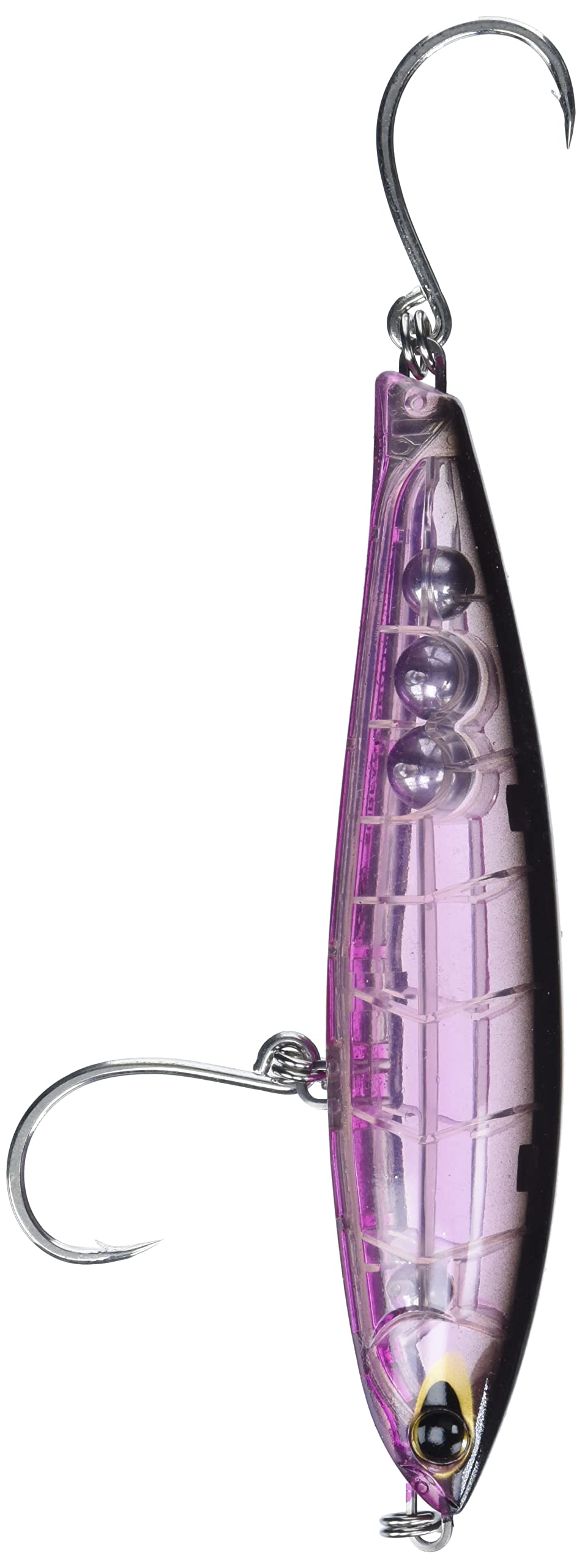 Williamson Surface Pro 180 Black Purple Phantom front view lure for pros.