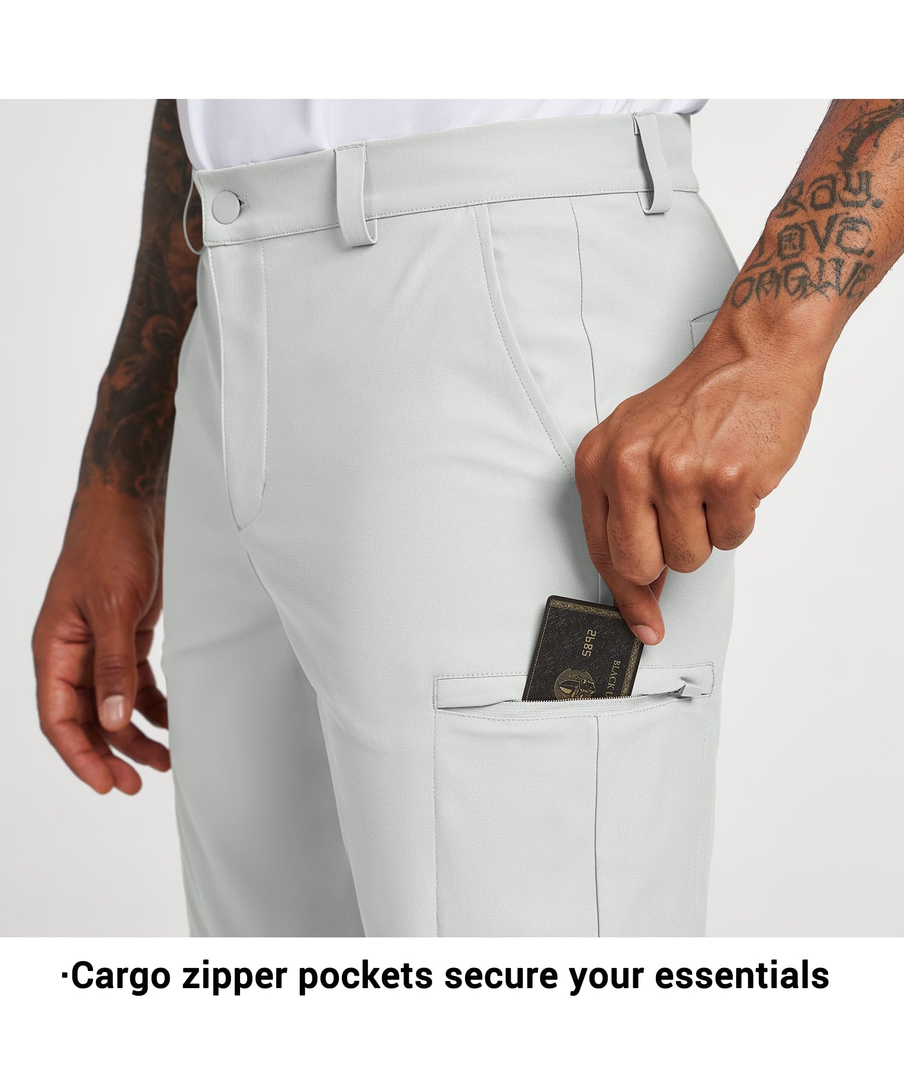 Willit men's golf shorts 11-inch inseam combines mobility with modern tailoring