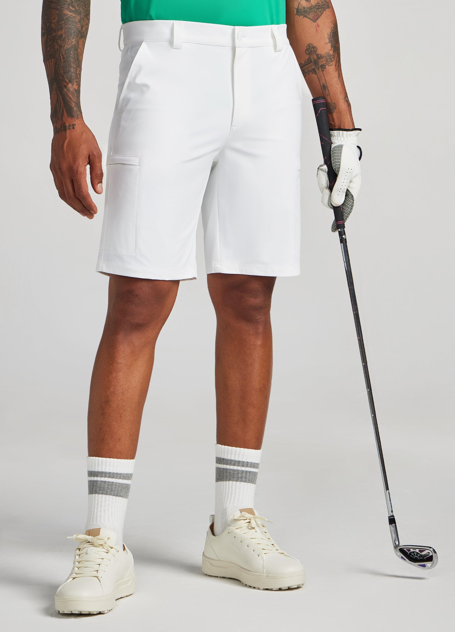 Willit shorts back pockets visible for secure small-item storage.