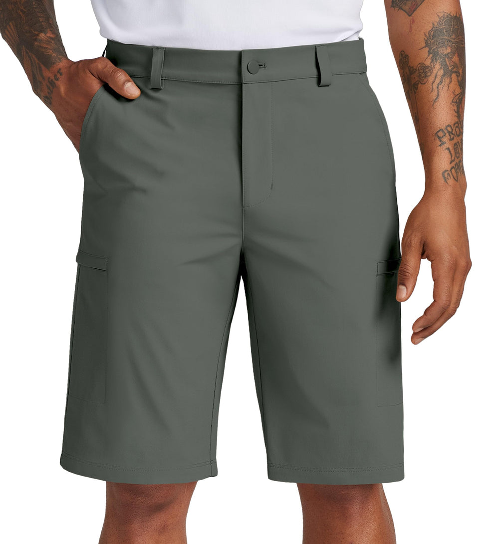 Willit shorts back-pocket view highlighting six-pocket design for on-course convenience