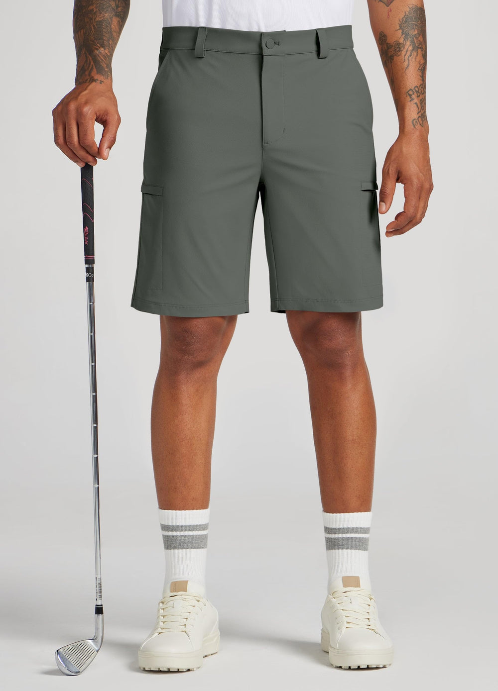 Willit shorts flat-front closure for a sleek look