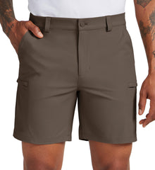 Willit men's golf shorts pocket detail highlights six pockets for golf extras and essentials.