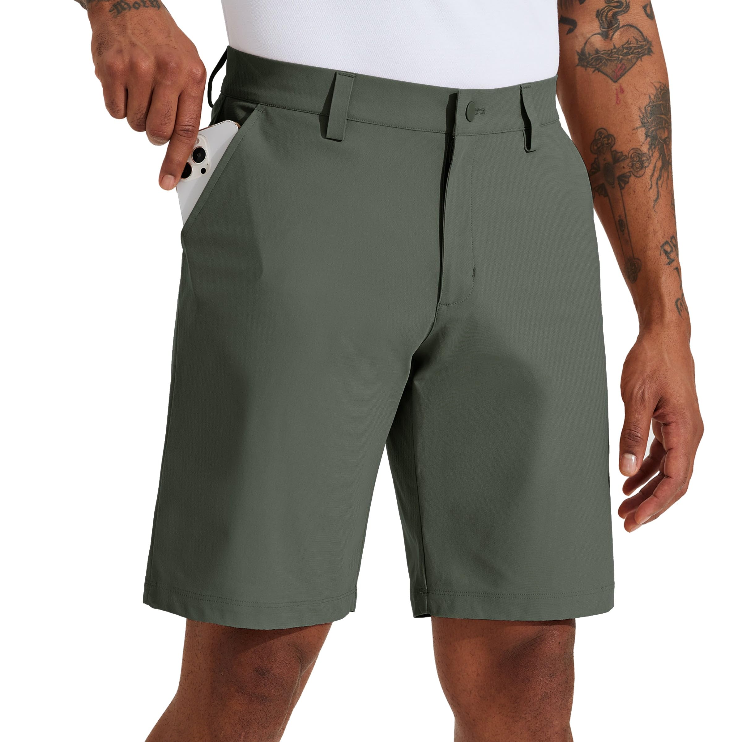 Willit men's golf shorts quick-dry fabric keeps you comfortable on the course