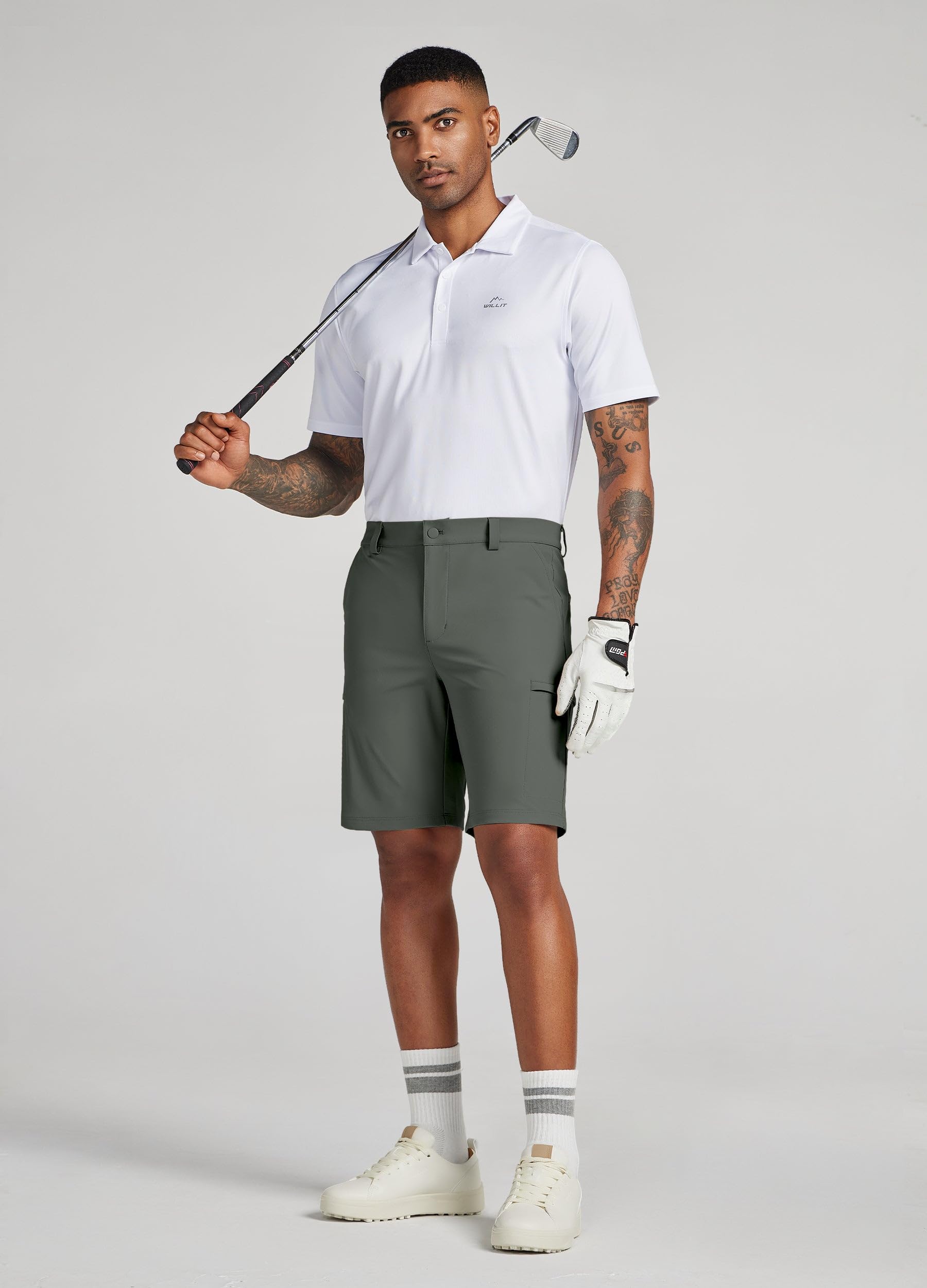 Willit shorts stretch elastane for improved movement